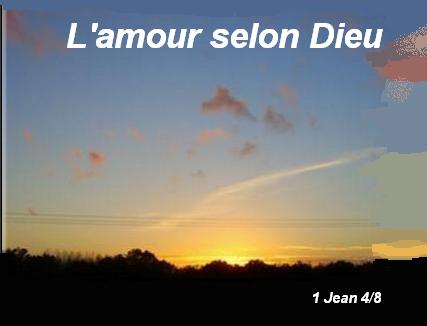 L'amour selon Dieu 