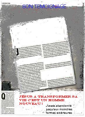 Son témoignage ! bienvenue