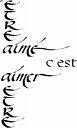 La certitude d'aimé  bienvenue