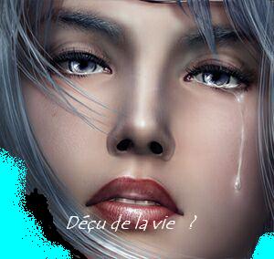 Déçu de la vie  ? bonjour