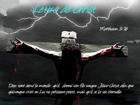 Lettre de Christ bonjour