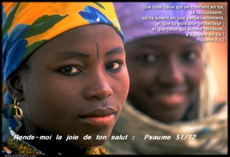 Rends-moi la joie de ton salut  bonjour