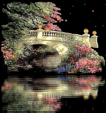 le pont pres de la riviere